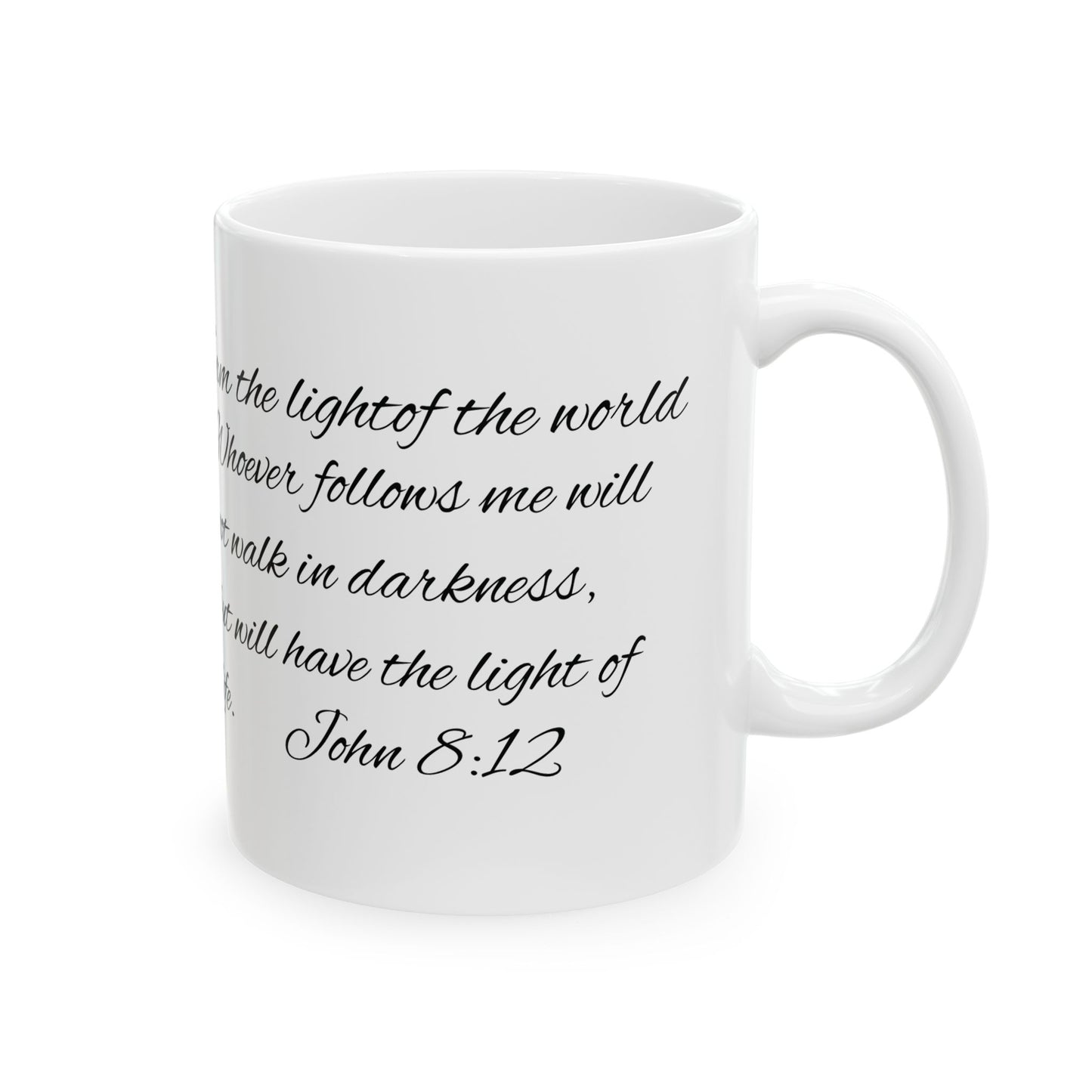 Bible Message Ceramic Mug, 11oz