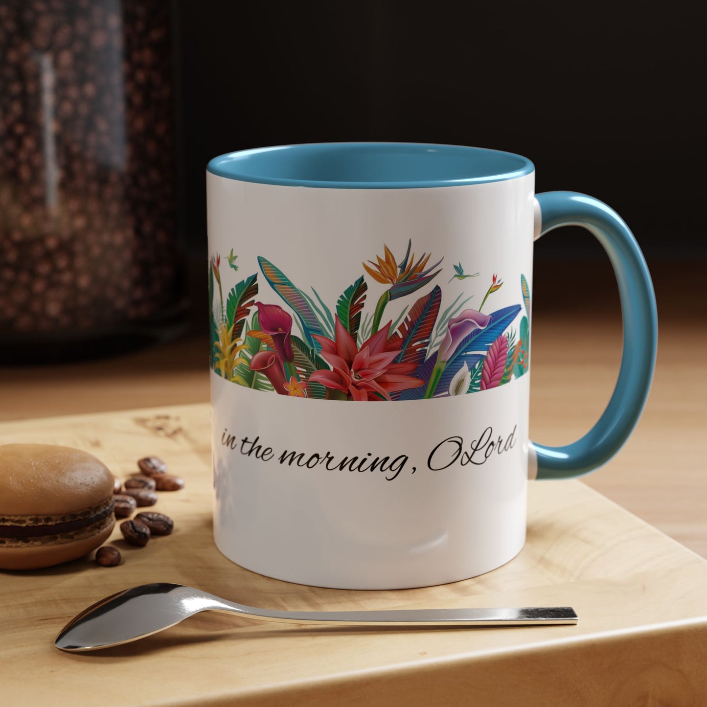 Mug - Inspirational Morning Prayer Accent Coffee Mug (11, 15oz)