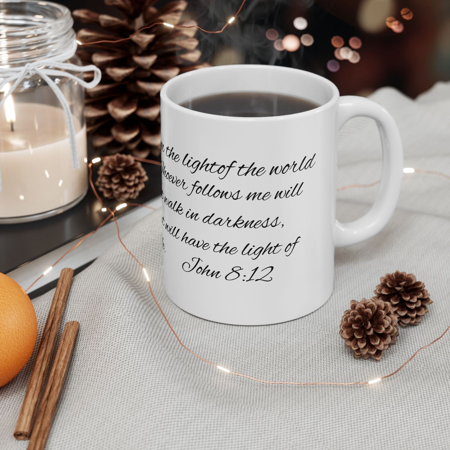 Bible Message Ceramic Mug, 11oz