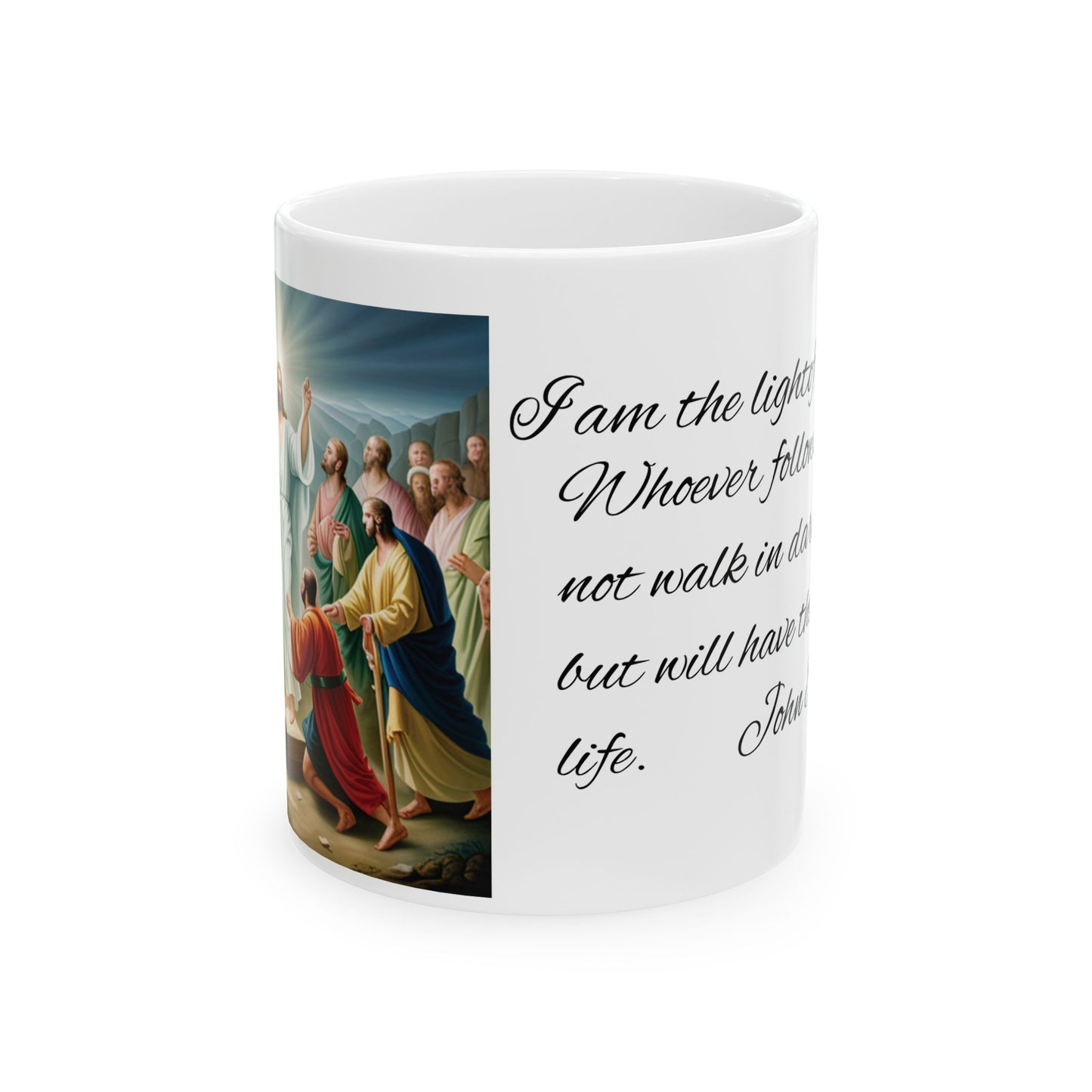 Bible Message Ceramic Mug, 11oz