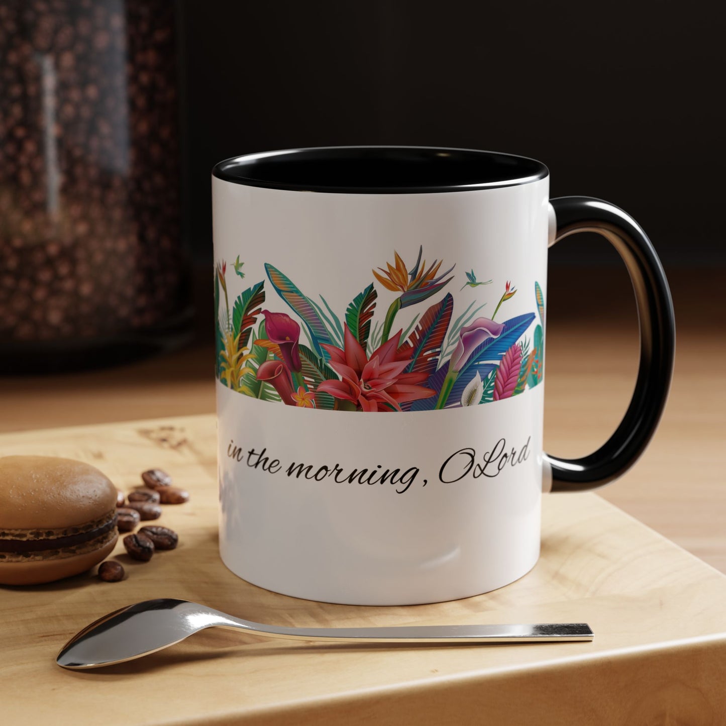 Mug - Inspirational Morning Prayer Accent Coffee Mug (11, 15oz)