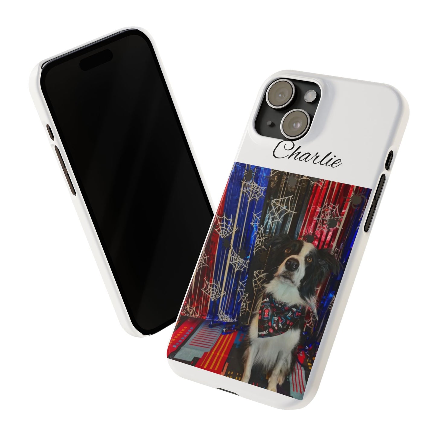 Dog Slim Phone Cases - Custom Pet Design