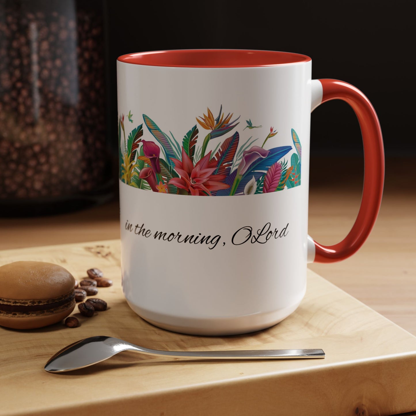 Mug - Inspirational Morning Prayer Accent Coffee Mug (11, 15oz)