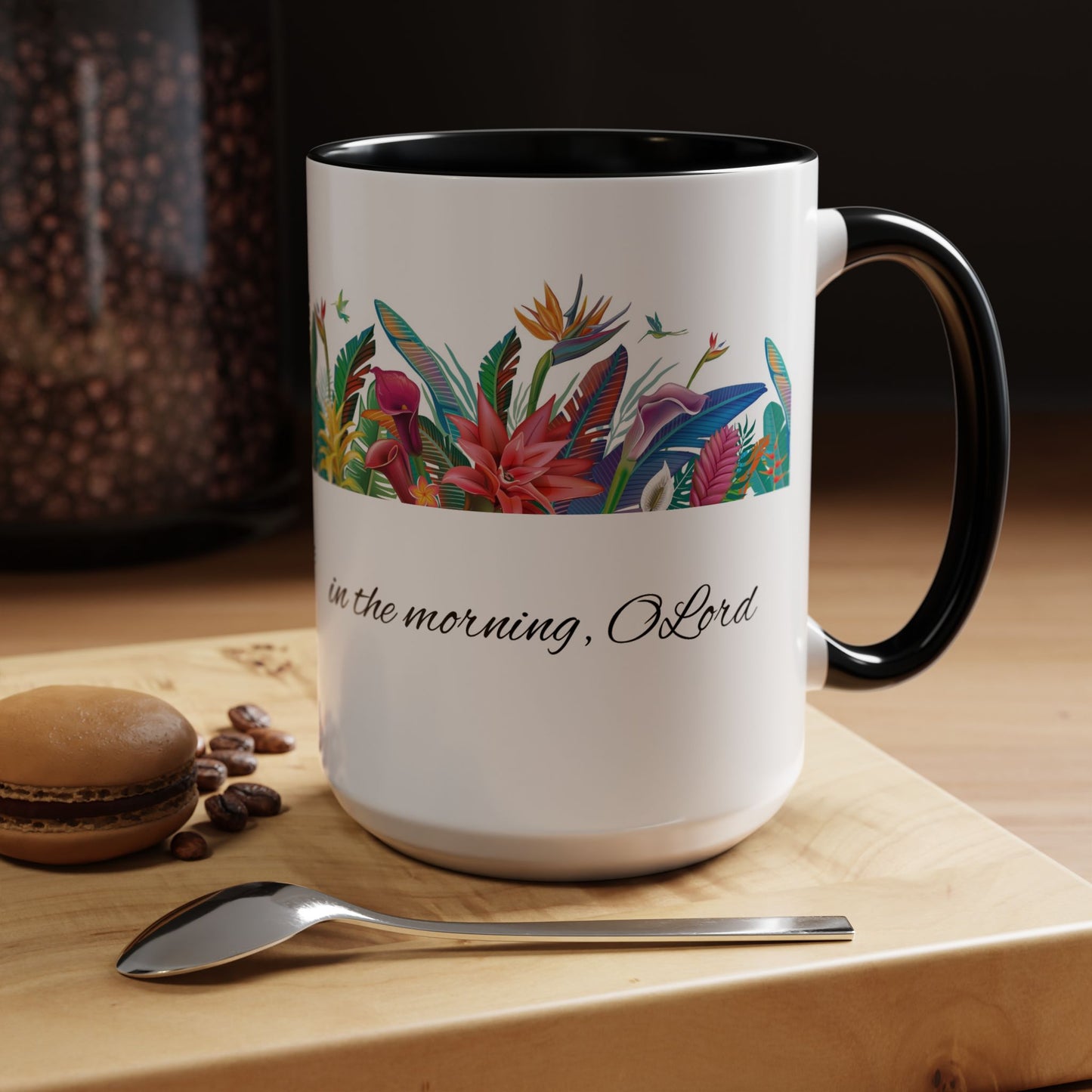 Mug - Inspirational Morning Prayer Accent Coffee Mug (11, 15oz)