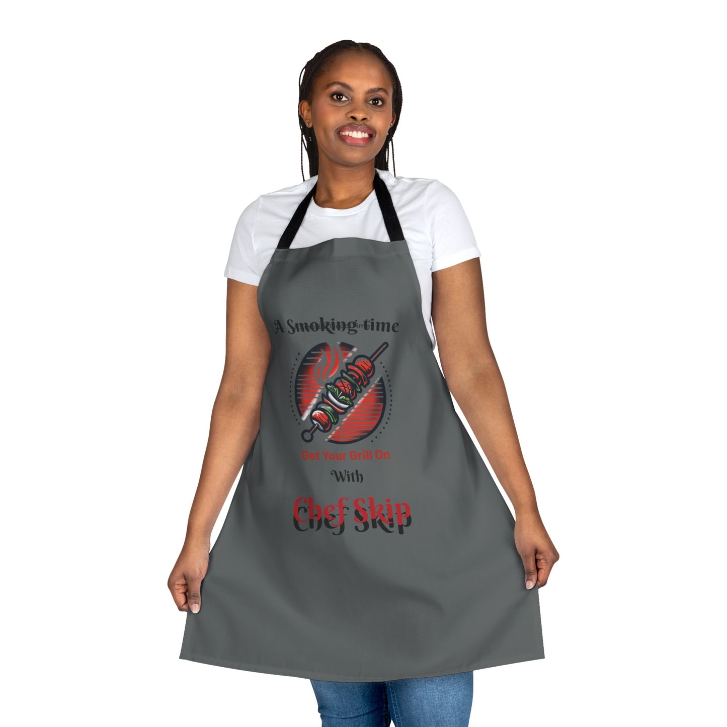 BBQ Apron, 5-Color Straps (AOP)