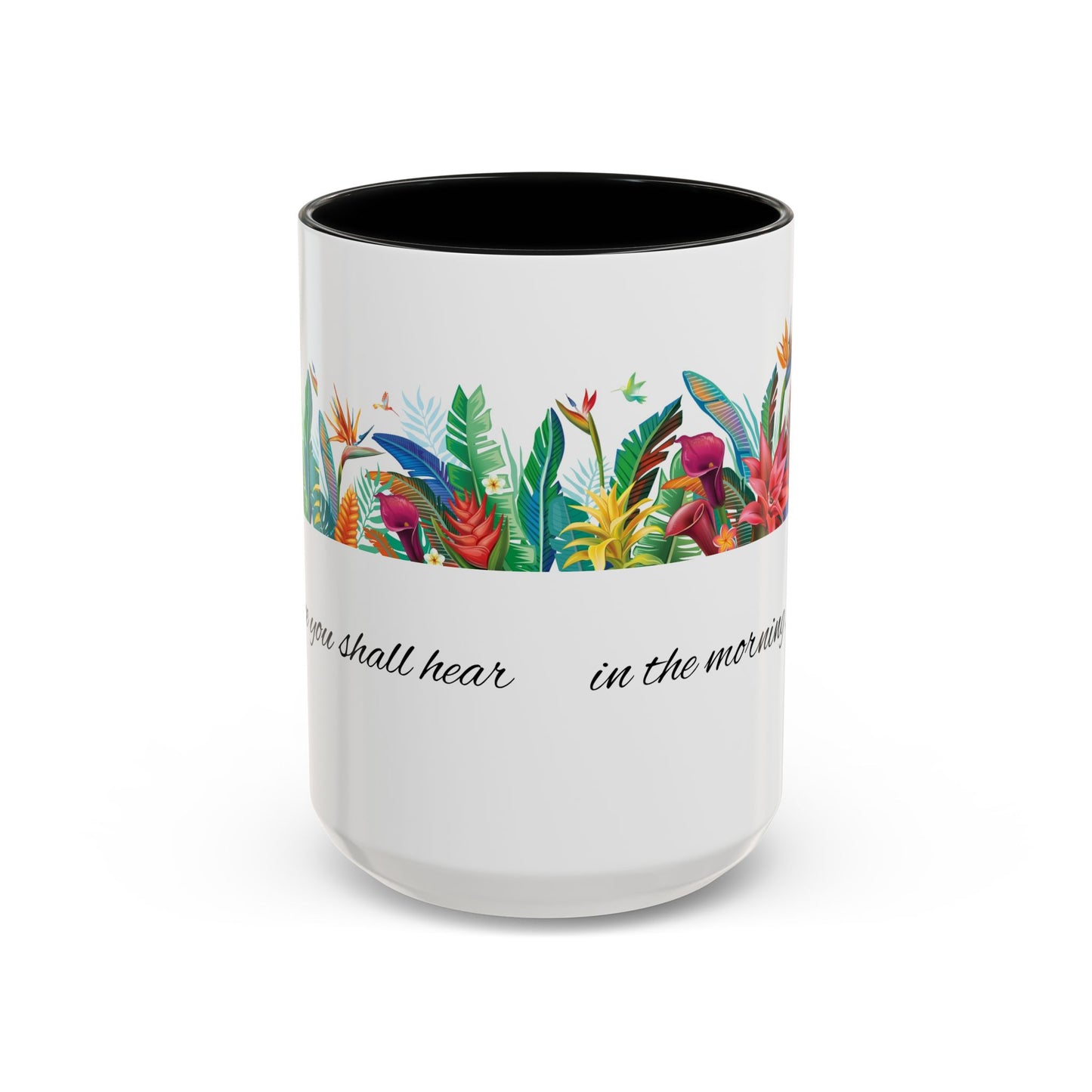 Mug - Inspirational Morning Prayer Accent Coffee Mug (11, 15oz)