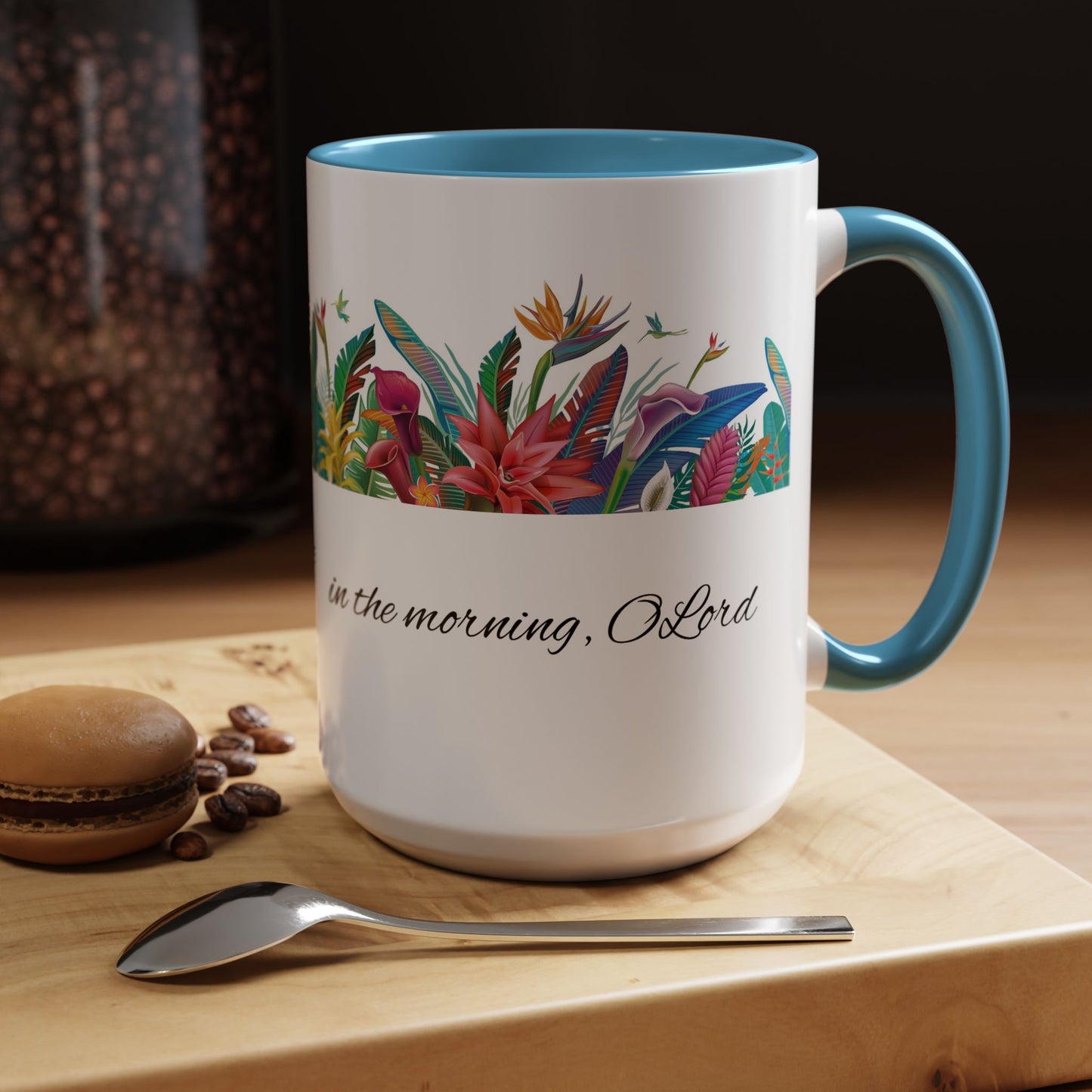 Mug - Inspirational Morning Prayer Accent Coffee Mug (11, 15oz)