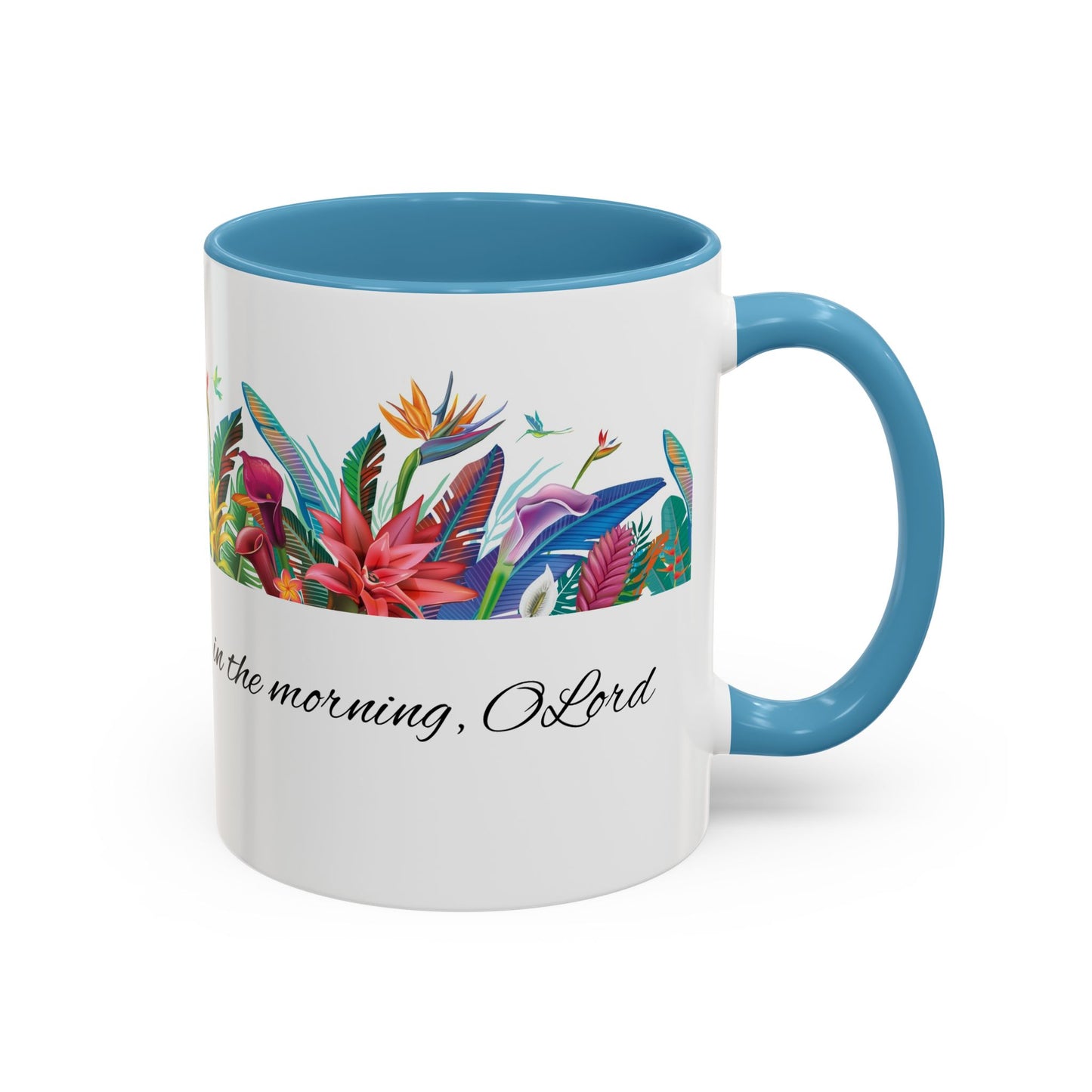 Mug - Inspirational Morning Prayer Accent Coffee Mug (11, 15oz)